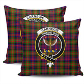 Clan Carnegie Modern Tartan Crest Pillow Cover OX90 Clan Carnegie Tartan Today
